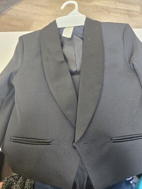 Kids Black Matching Tuxedo Jacket - Brand Unspecified